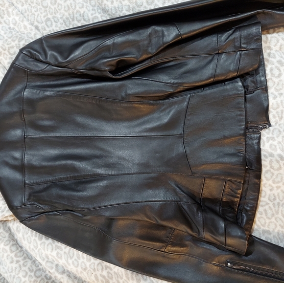 Wilsons Julia Leather Scuba Jacket - Picture 12 of 16